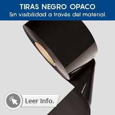Tiras Negro Opaco
