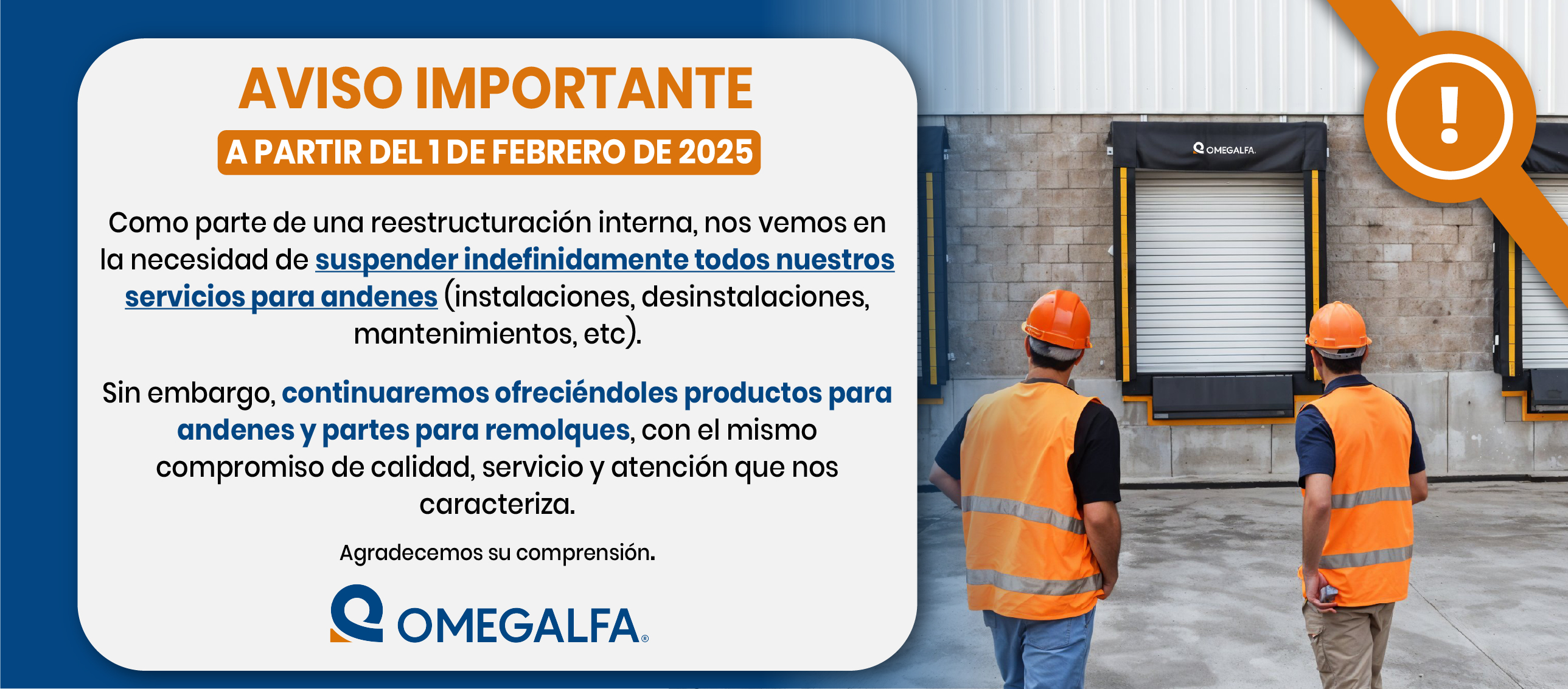 Servicio para Andenes