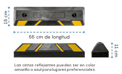 Tope de estacionamiento Tope de estacionamiento