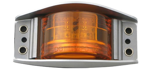 Luz LED ámbar lateral con base metálica: 3-119ALED-1 Luz LED ámbar lateral con base metálica: 3-119ALED-1