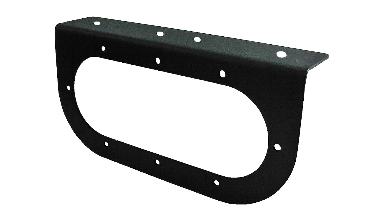 Soporte de lámina negra para luz oval de 6": 3-42109-59