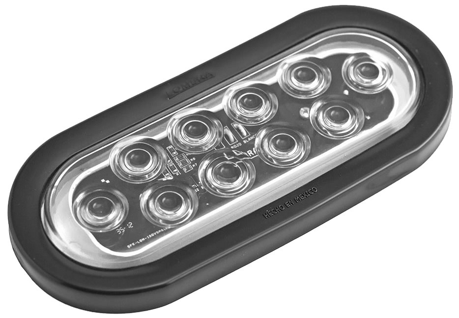 Luz blanca 6" forma oval sellada: 3-421KBLED-59 Luz blanca 6" con 10 LED's forma oval sellada: 3-421KBLED-59