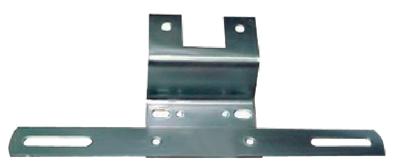 Soporte galvanizado para placa de tránsito: 3-42809-1